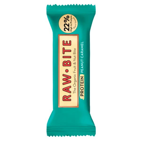 Raw Bite Protein Peanut Caramel (12 x 45g)