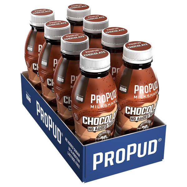ProPud Proteinmilkshake - Chocolate (8 x 330ml) - Protein Milkshake