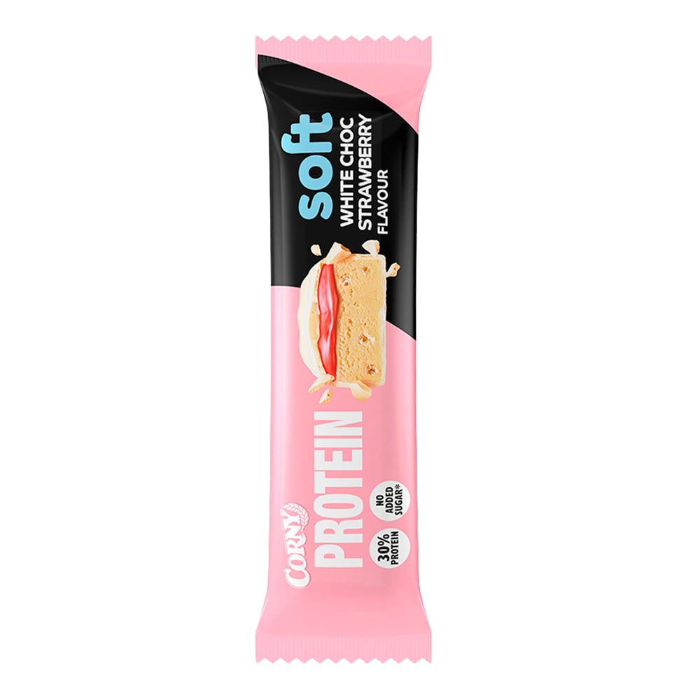 Corny Soft Protein White Chocolate Strawberry (12 x 45g)