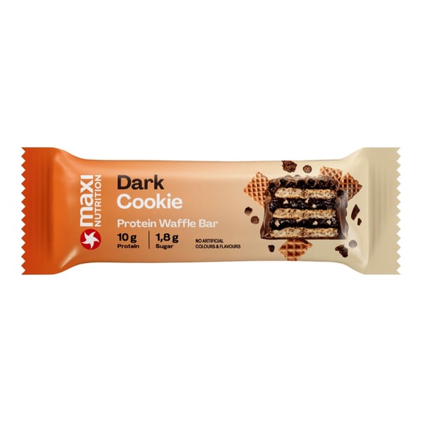 MaxiNutrition Protein Waffle Bar - Dark Cookie (39g) - Proteinbar