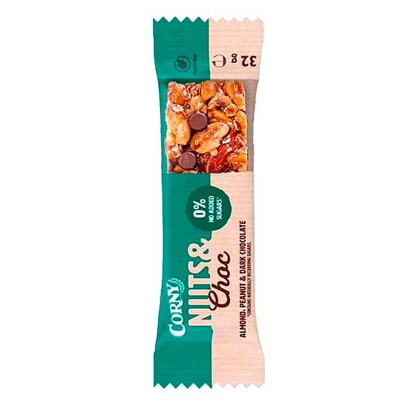 Corny Nuts & Choc Almond & Dark Chocolate (15 x 32g)