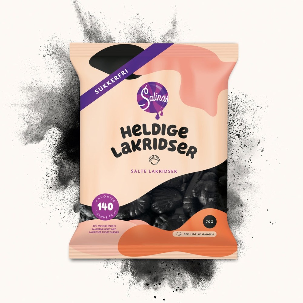 Salinas Heldige Lakridser (70g)