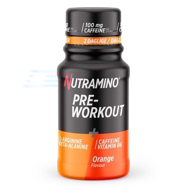 Nutramino Pre-Workout Shot - Orange (12 x 60ml)
