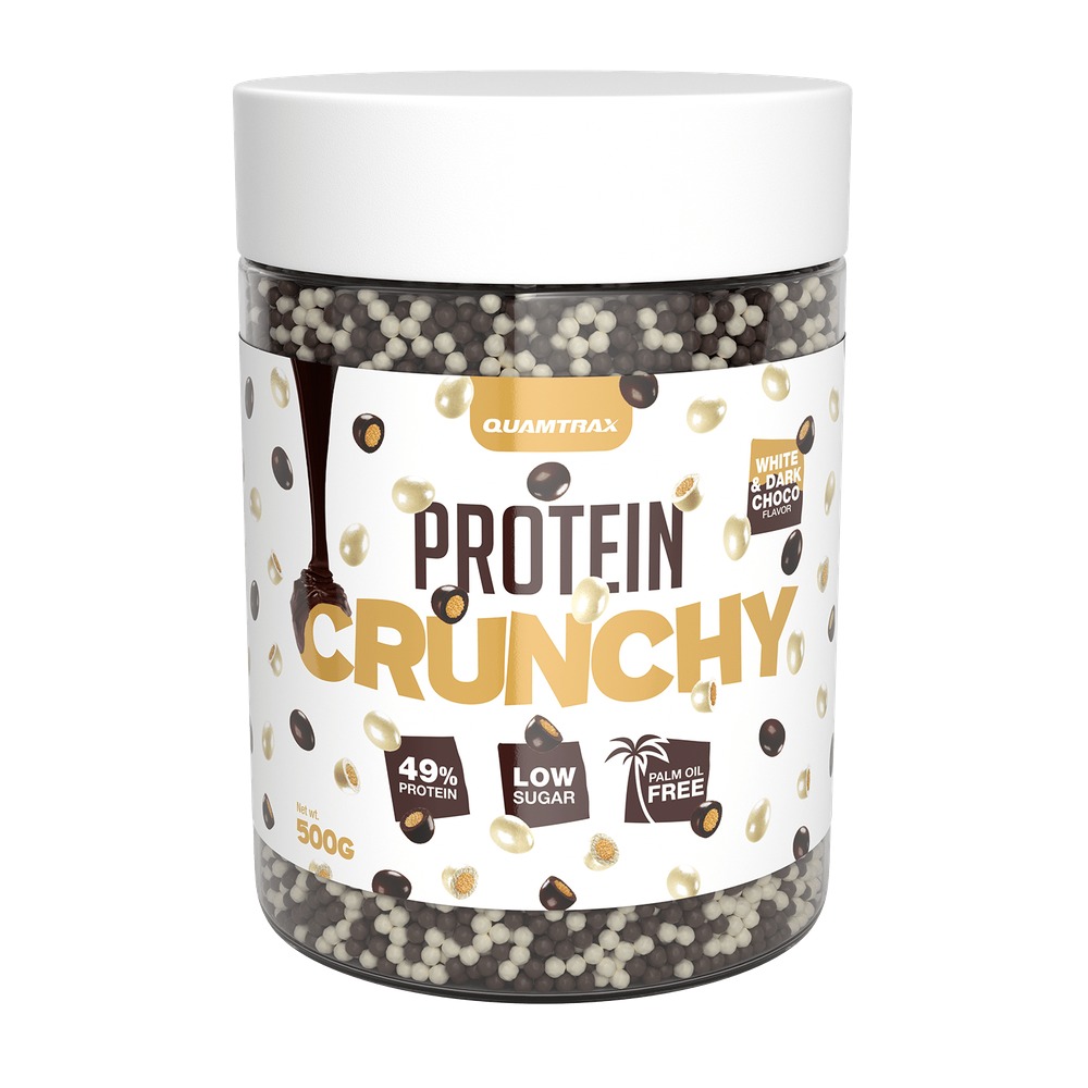 Quamtrax Protein Crunchy - Dark & White Chocolate (500g)