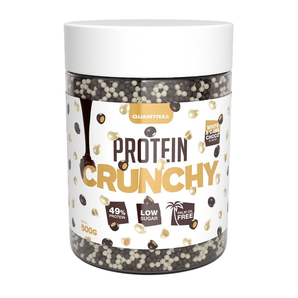 Quamtrax Protein Crunchy - Dark & White Chocolate (500g)