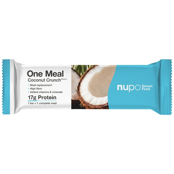 Nupo One Meal Bar - Coconut Crunch (60g) - Måltidserstatning - Hjælp til vægttab