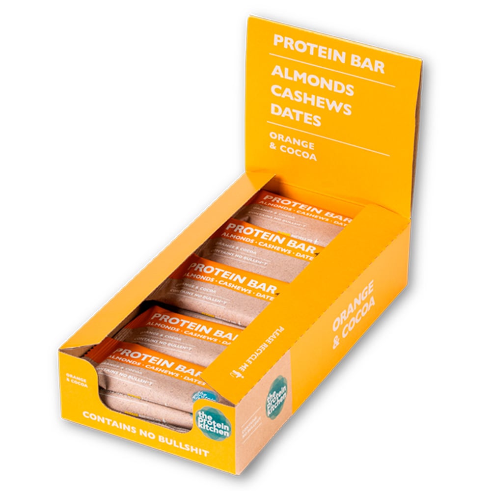 The Protein Kitchen Proteinbar - Orange & Cacao (12 x 50g)