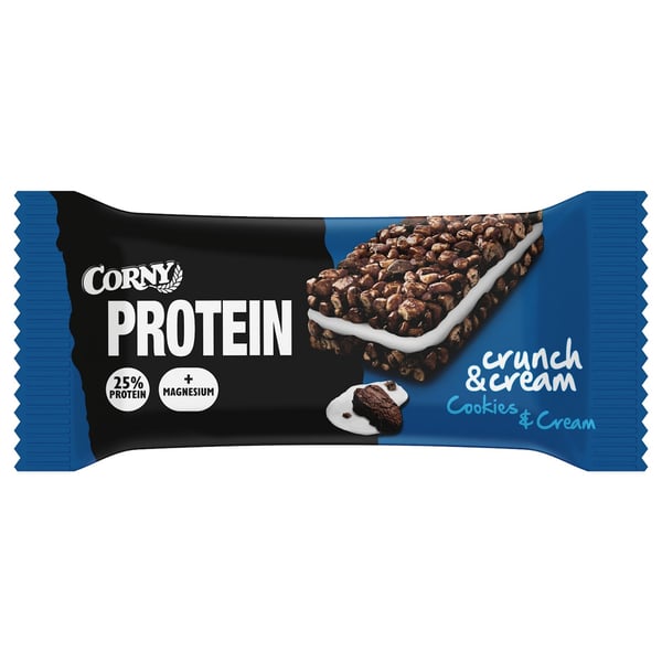 Corny Protein Crunch & Cream Cookies & Cream (24 x 35g) - Müslibarer