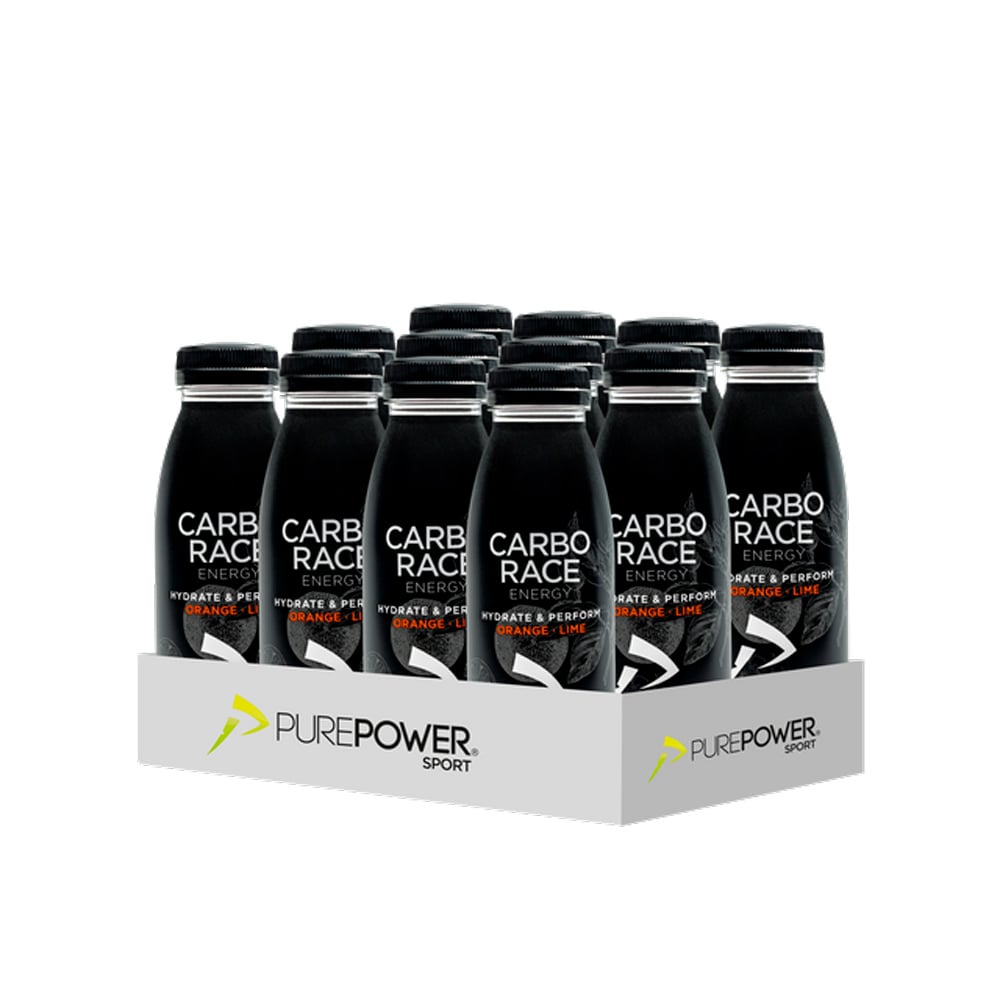 PurePower Carbo Race Energy - Orange & Lime (12 x 330ml)