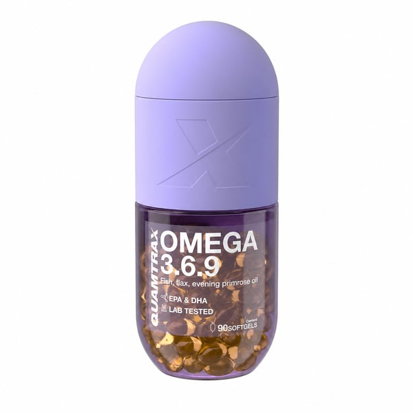 Quamtrax Omega 3-6-9 (90 softgels) - Vitaminer