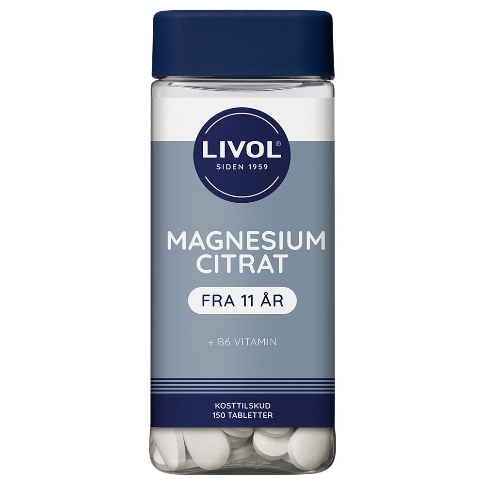 Livol Magnesium Citrat + B6 (150 stk)