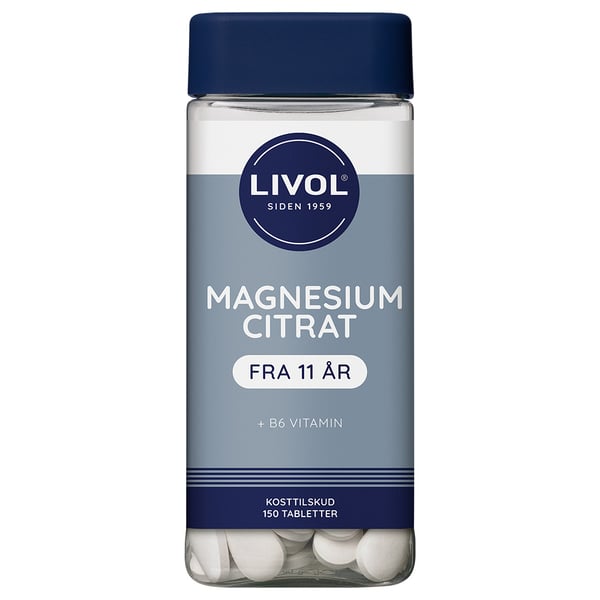 Livol Magnesium Citrat + B6 (150 stk)