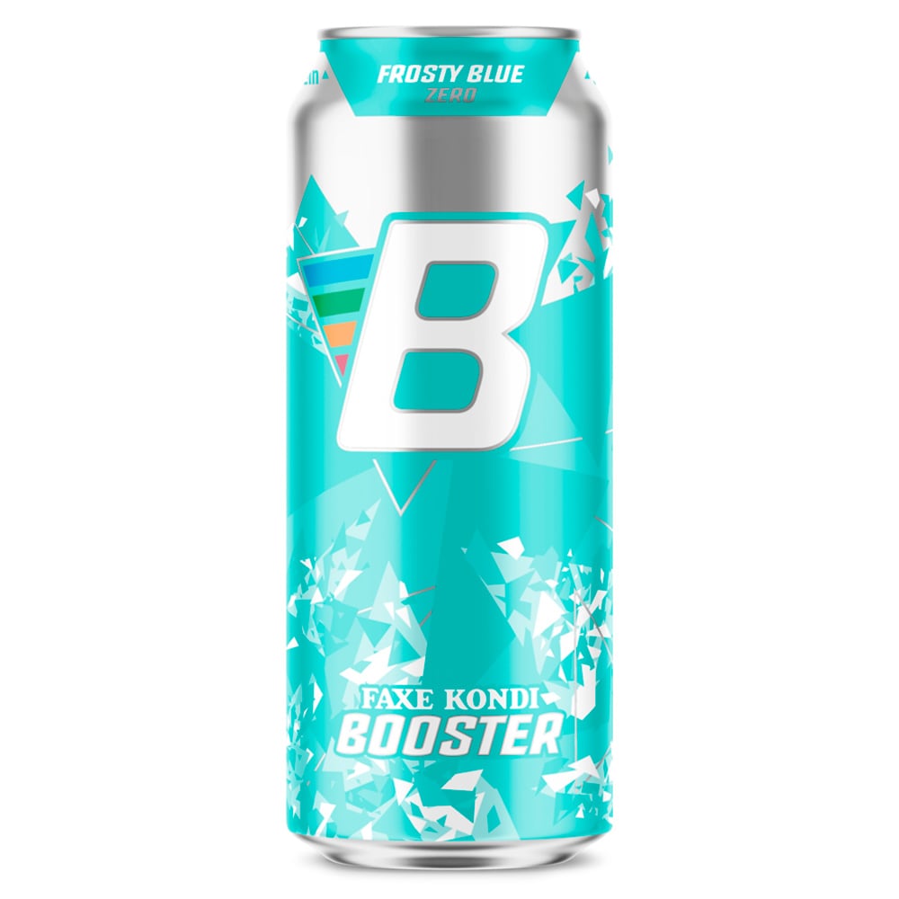 Faxe Kondi Booster Frosty Blue Boost (24 x 500ml)