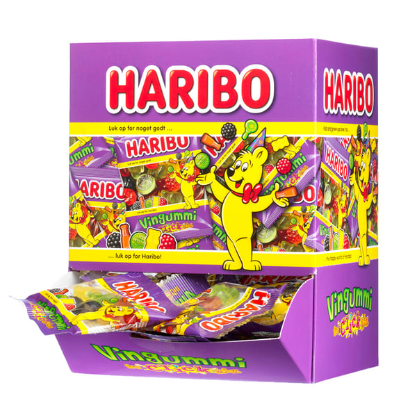 Haribo Minipose Vingummi Click Mix (10g)