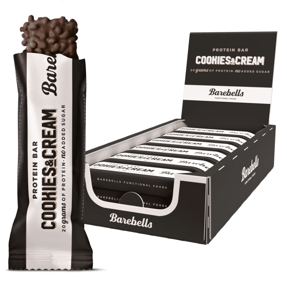Barebells Proteinbar Cookie & Cream (12 x 55g)