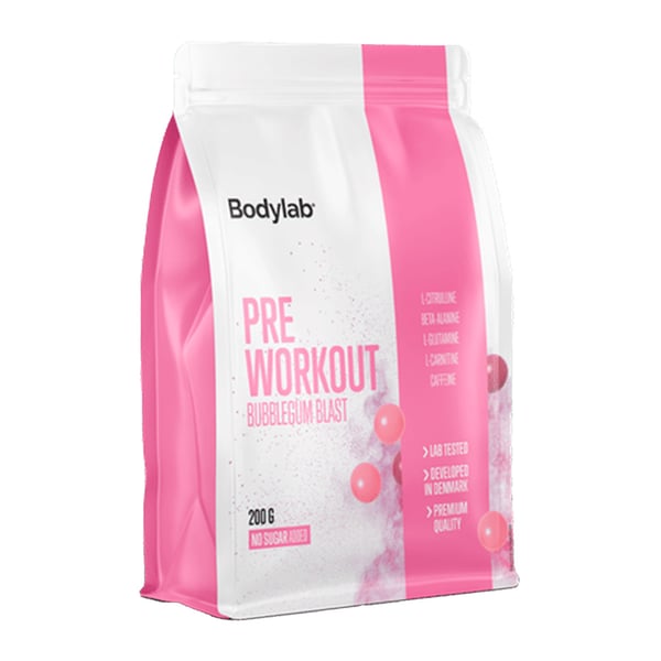 Bodylab Preworkout Bubblegum Blast (200g)