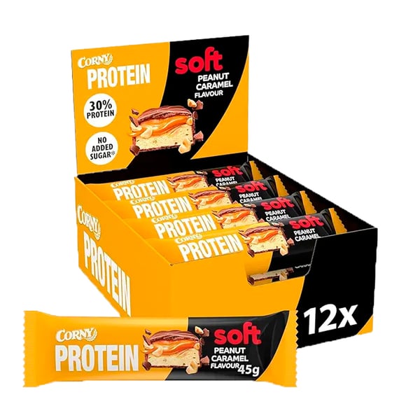 Corny Soft Proteinbar Peanut Caramel (12 x 45g)