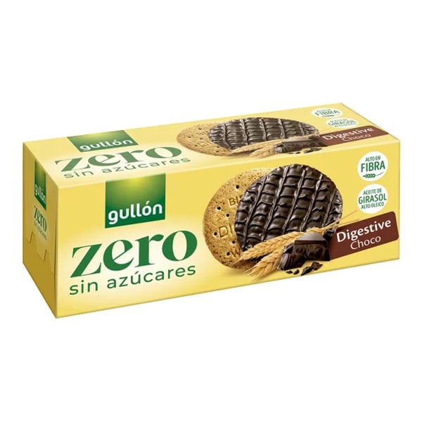 Gullón Zero Digestive med mørk chokolade (270 g) - Kiks