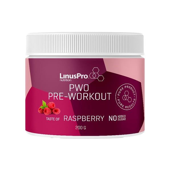 LinusPro Pure Pre-workout - Hindbær (200g)