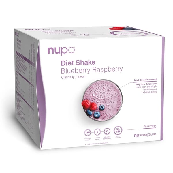 Nupo Diet Shake Value Pack - Blueberry Raspberry (960g) - Måltidserstatning - Hjælp til vægttab