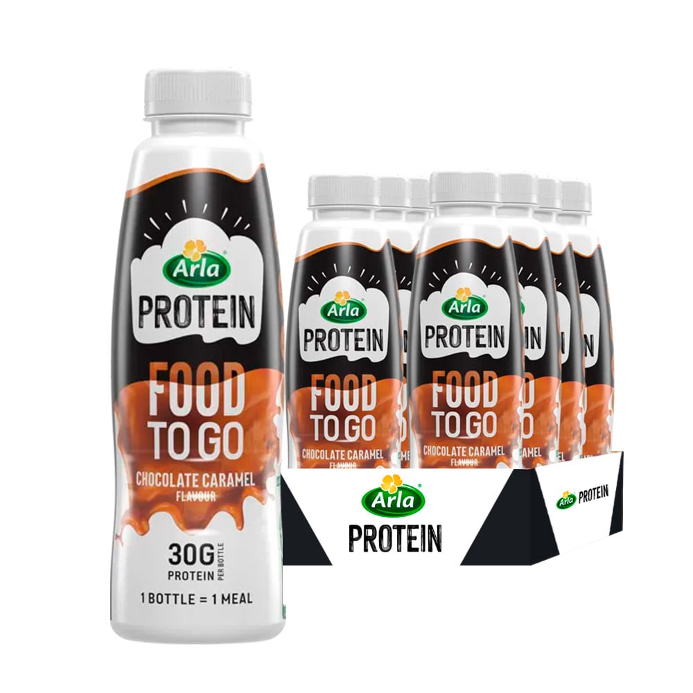 Arla Protein Food To Go - Chocolate Caramel (8 x 500ml)