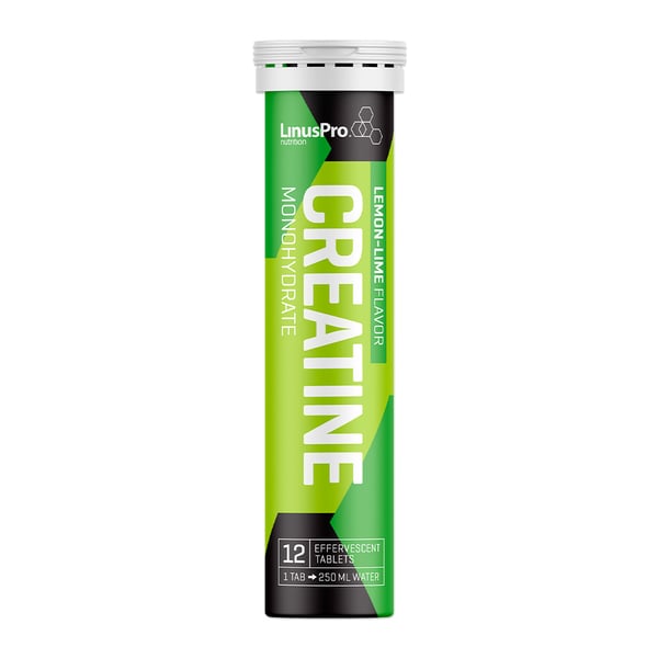 LinusPro Creatine Tabs Lemon-Lime (12 stk / 73 g) - Kreatin