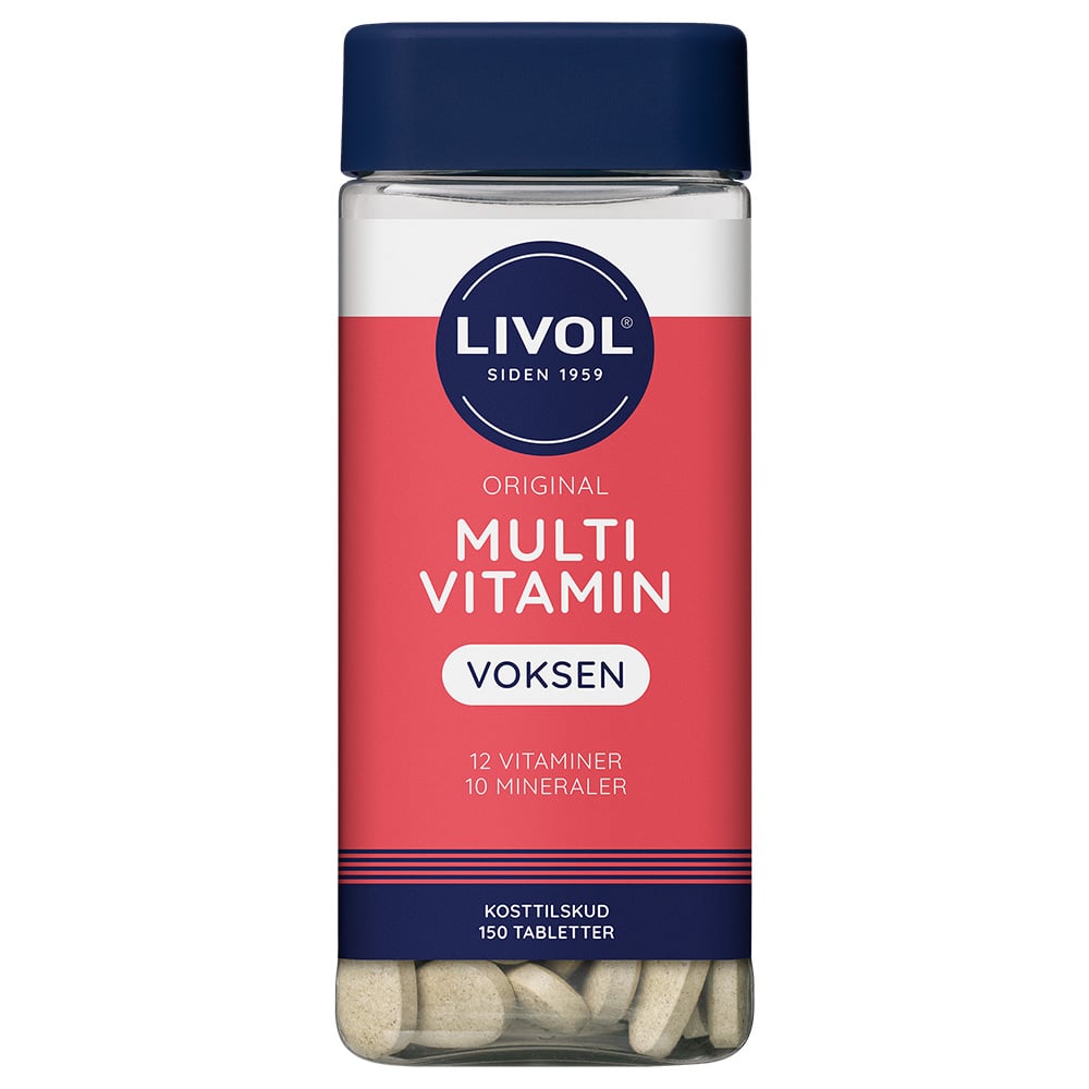 Livol Multivitamin Original Voksen (150 stk)