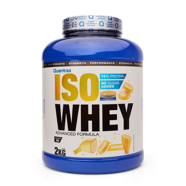 Quamtrax Iso Whey - Banana (2000g) - ProteinProteinpulver