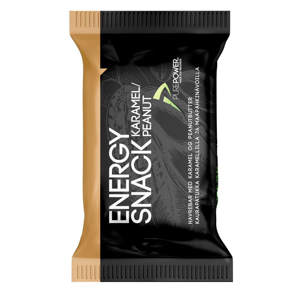 PurePower Energy Snack Karamel Peanut (12 x 60g)