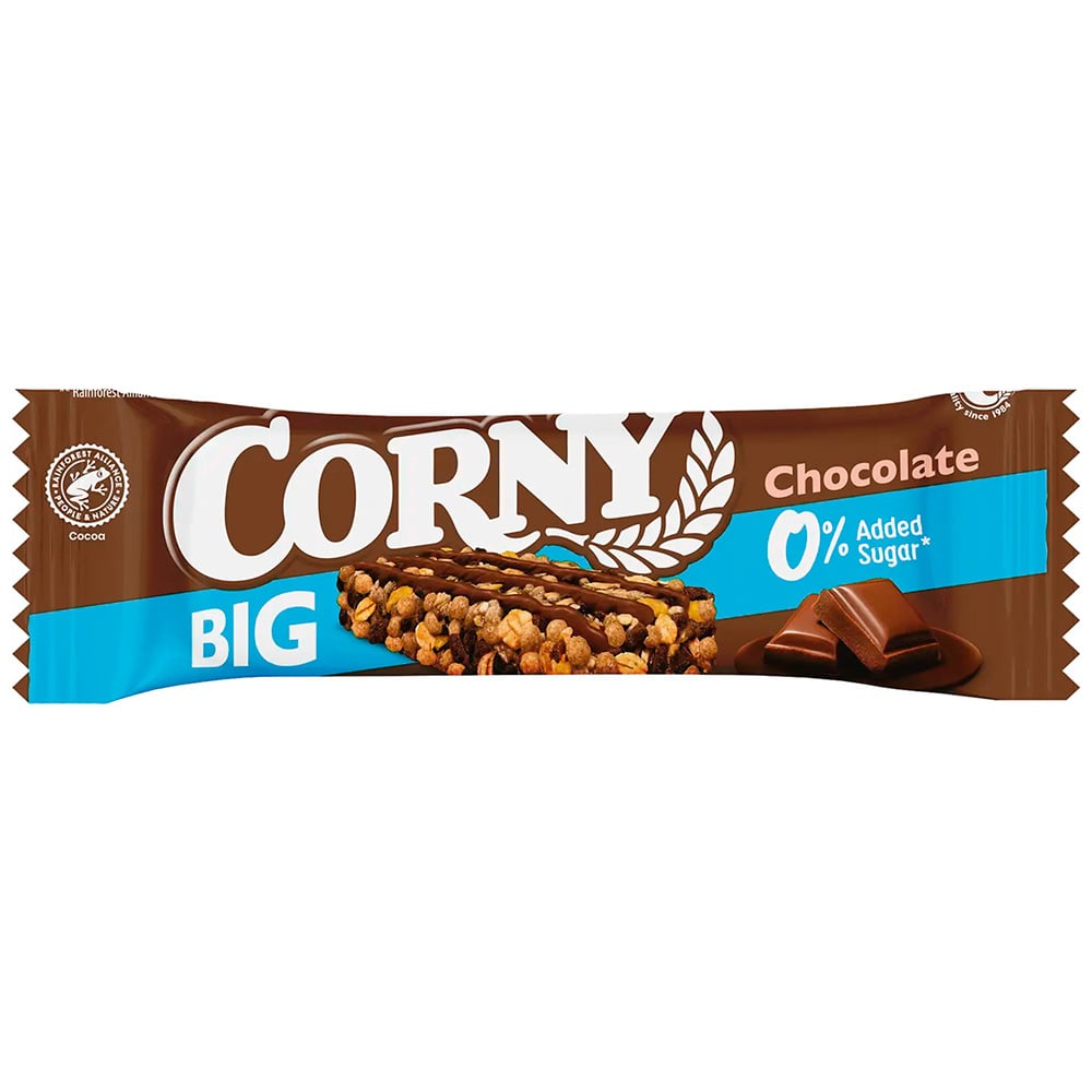 Corny Big 0% Added Sugar - Chocolate (24x40g)