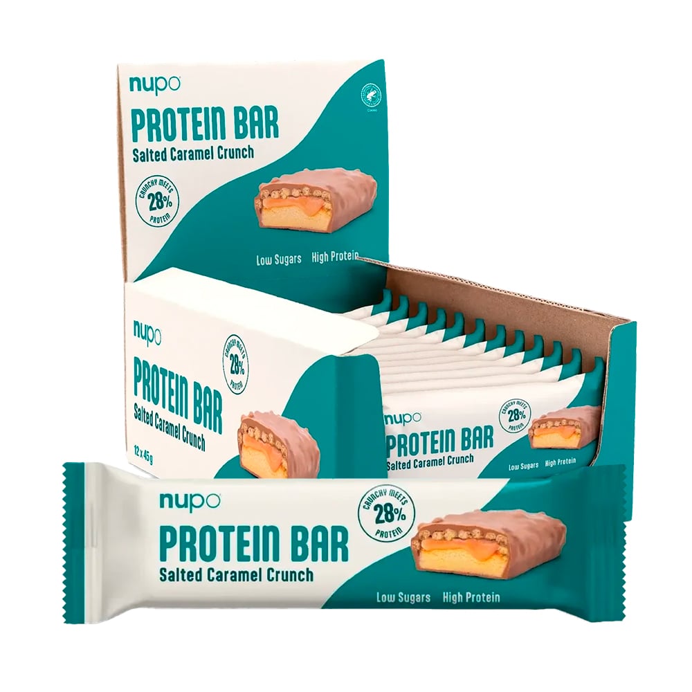 Nupo Protein Bar - Salted Caramel Crunch (12 x 45g)