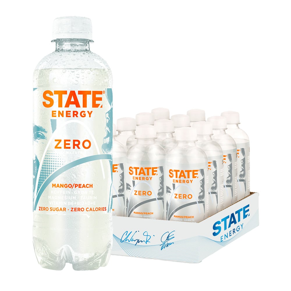 State Mango Peach Zero (12 x 400ml)