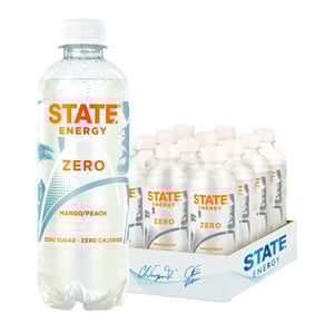 State Energy Mango Peach Zero (12 x 400ml)