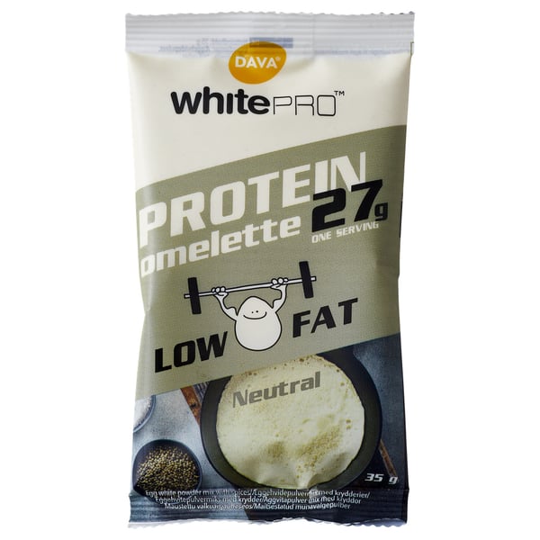 DAVA whitePRO Omelette, Neutral (35g) - Mad og madlavning