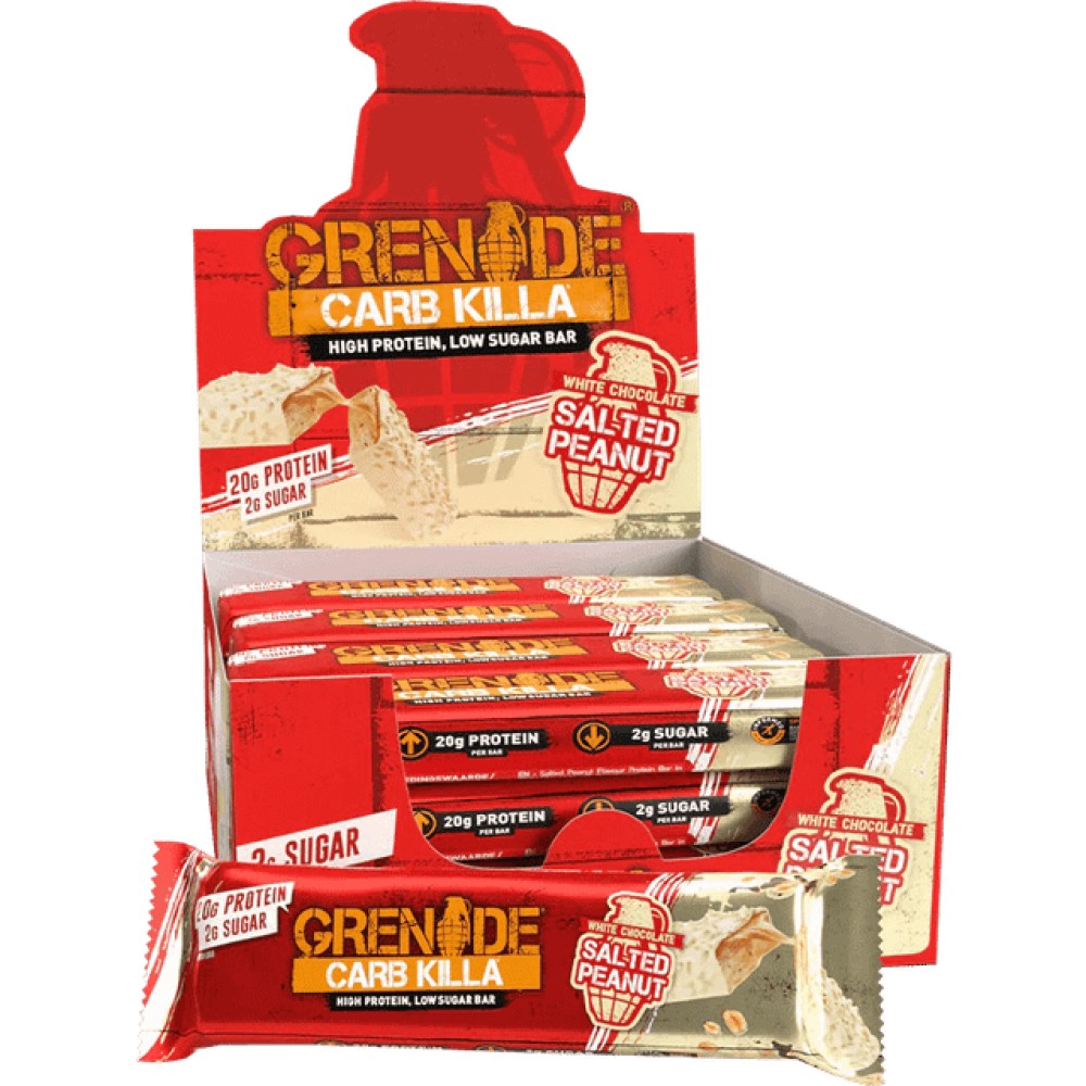 Grenade Protein Bar – Salted Peanut (12x 60g)