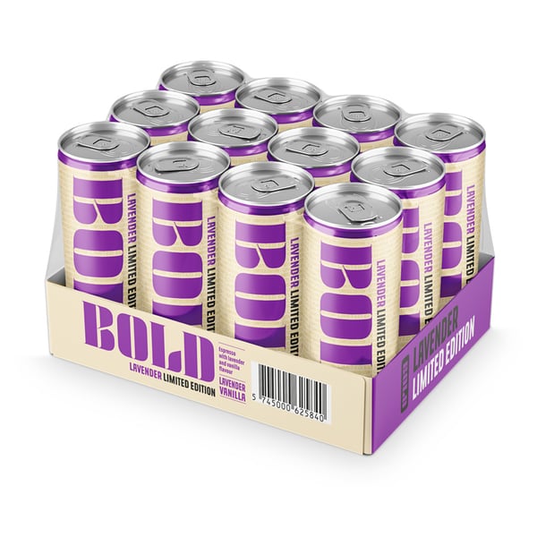 BOLD Lavender & Vanilla Limited Edition (12 x 250ml)