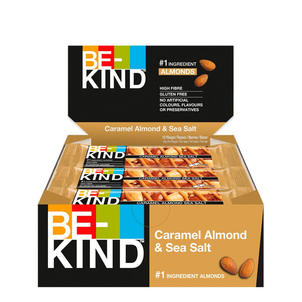 Be Kind - Caramel Almond & Sea Salt (12 x 40g)