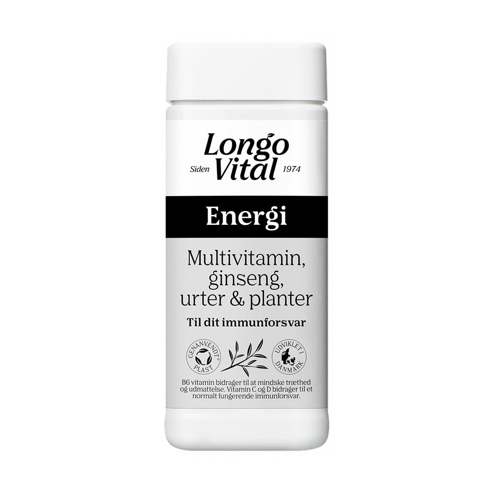 Longo Vital Energi - Multivitamin, Ginseng (180 tabs)