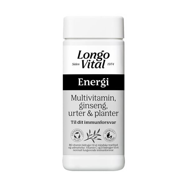 Longo Vital Energi - Multivitamin, Ginseng (180 tabs)