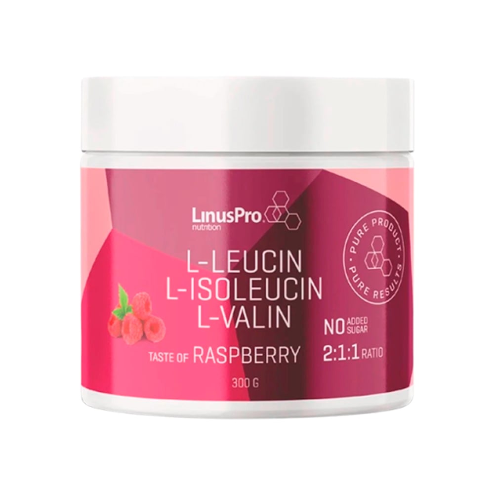 LinusPro PURE BCAA - Hindbær (300g)