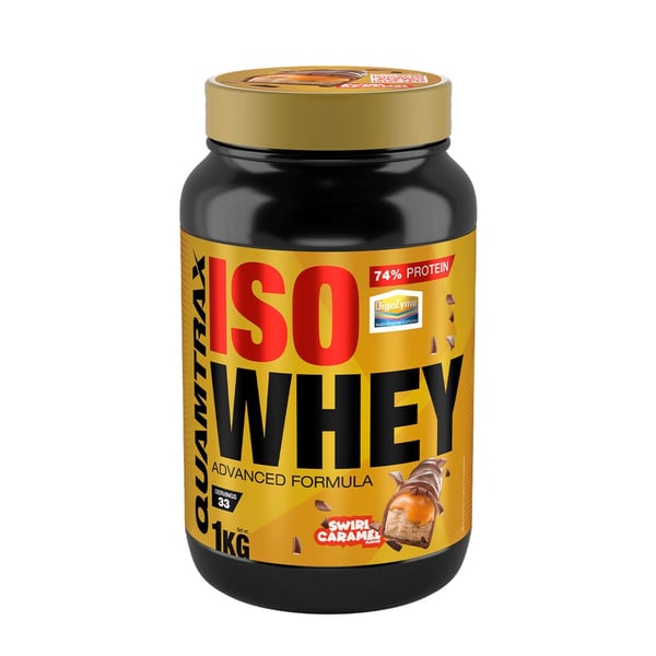 Quamtrax Iso Whey - Swirl Caramel (2000g) - ProteinProteinpulver