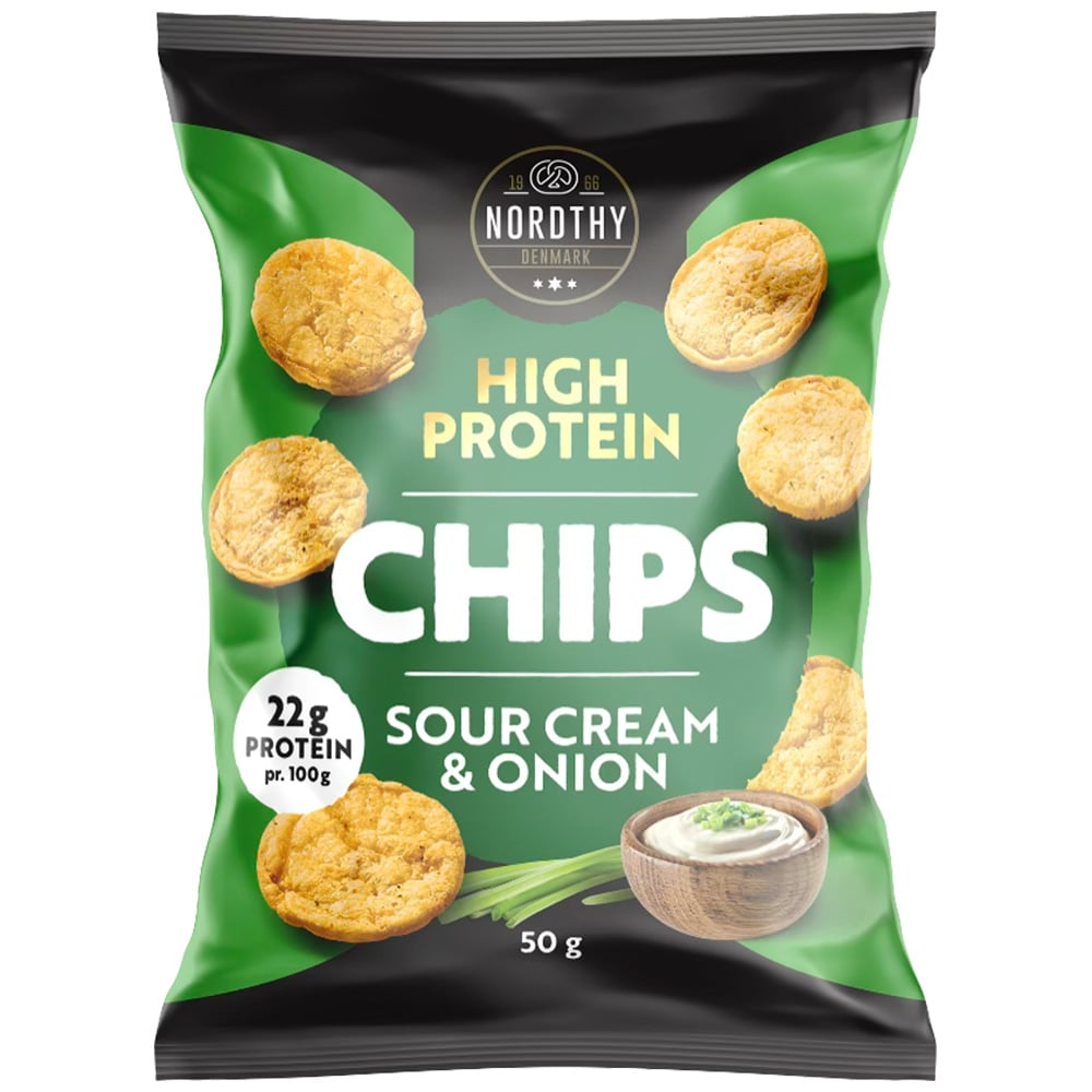 Nordthy High Protein Chips - Sour Cream & Onion (50g)