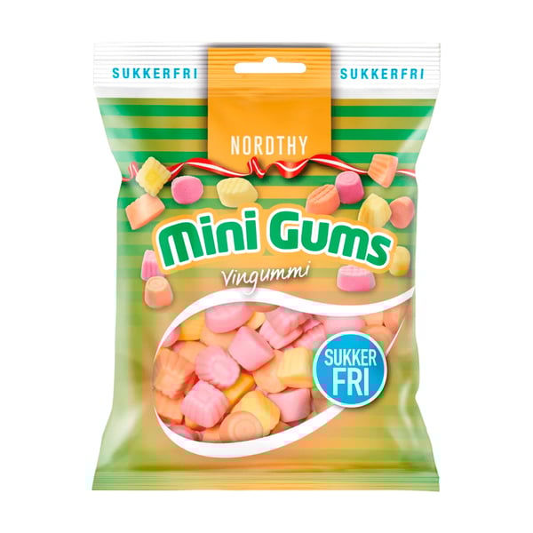 Nordthy Sukkerfri Mini Gums (65g)