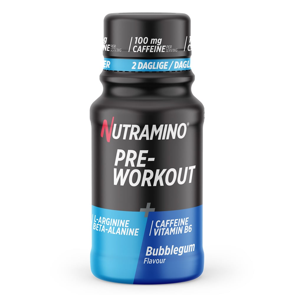 Nutramino Pre-Workout Shot - Bubblegum (12 x 60ml)