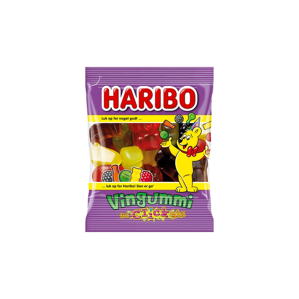 Haribo Minipose Vingummi Click Mix (10g)