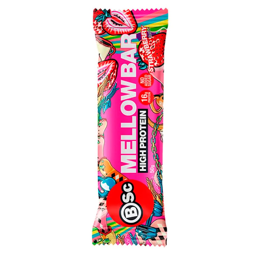 Body Science Mellow Bar - Strawberry (12 x 50g)