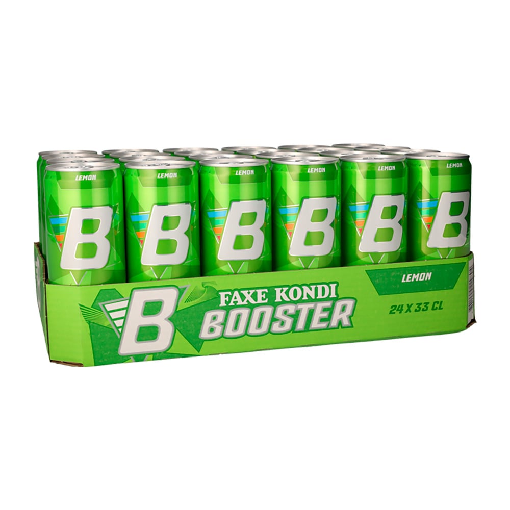 Faxe Kondi Booster Lemon (24 x 330 ml)