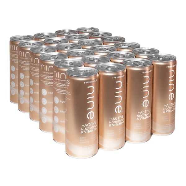 Nine Fresh Lemon - Vitamindrik (24 x 250ml)