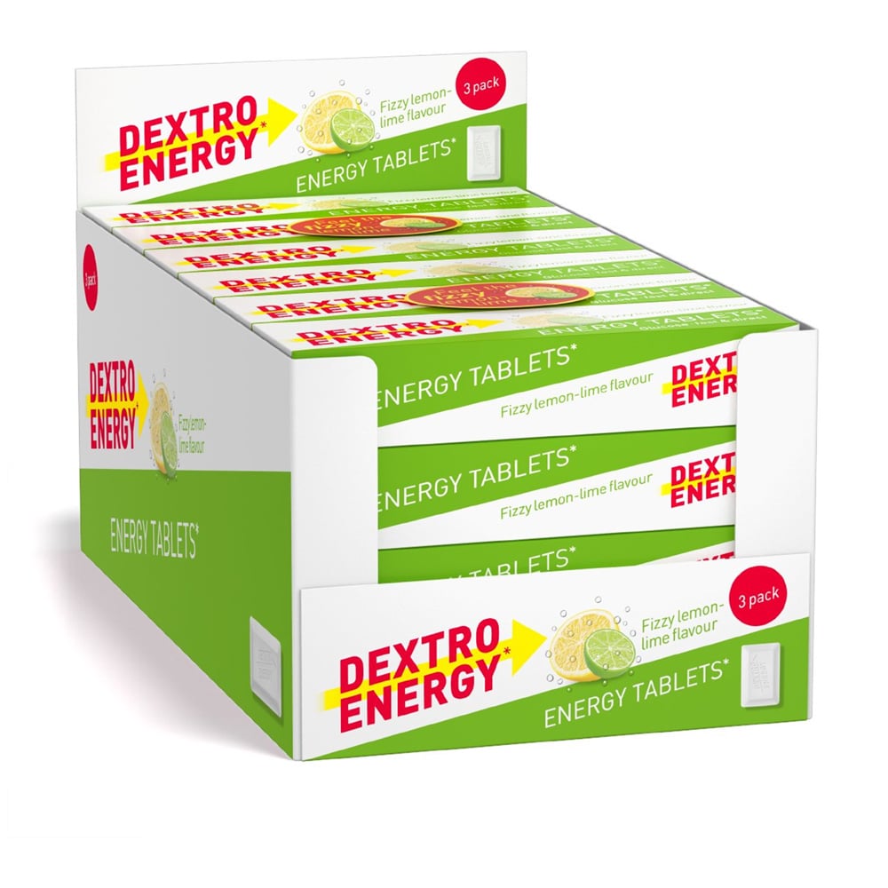 Dextro Energy Fizzy Sour Lemon Lime (24 Pak)