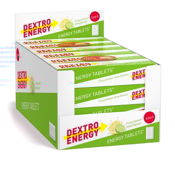 Dextro Energy Fizzy Sour Lemon Lime (24 Pak)